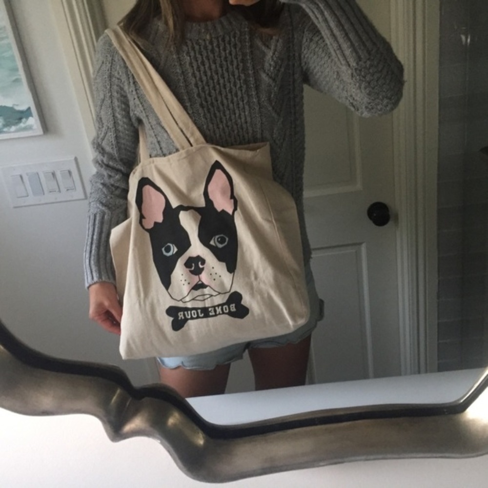 Bone Jour Tote Bag.